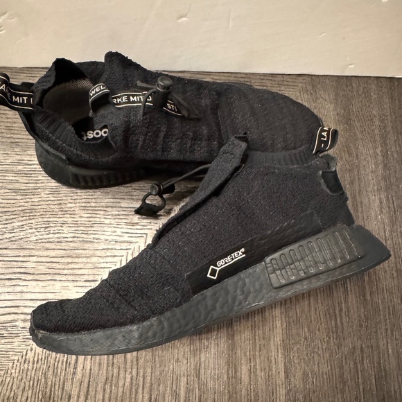 Adidas NMD TS1 PK Gore-Tex Triple Black Ultra Boost Water Proof SIZE 8.5 - Picture 2 of 8